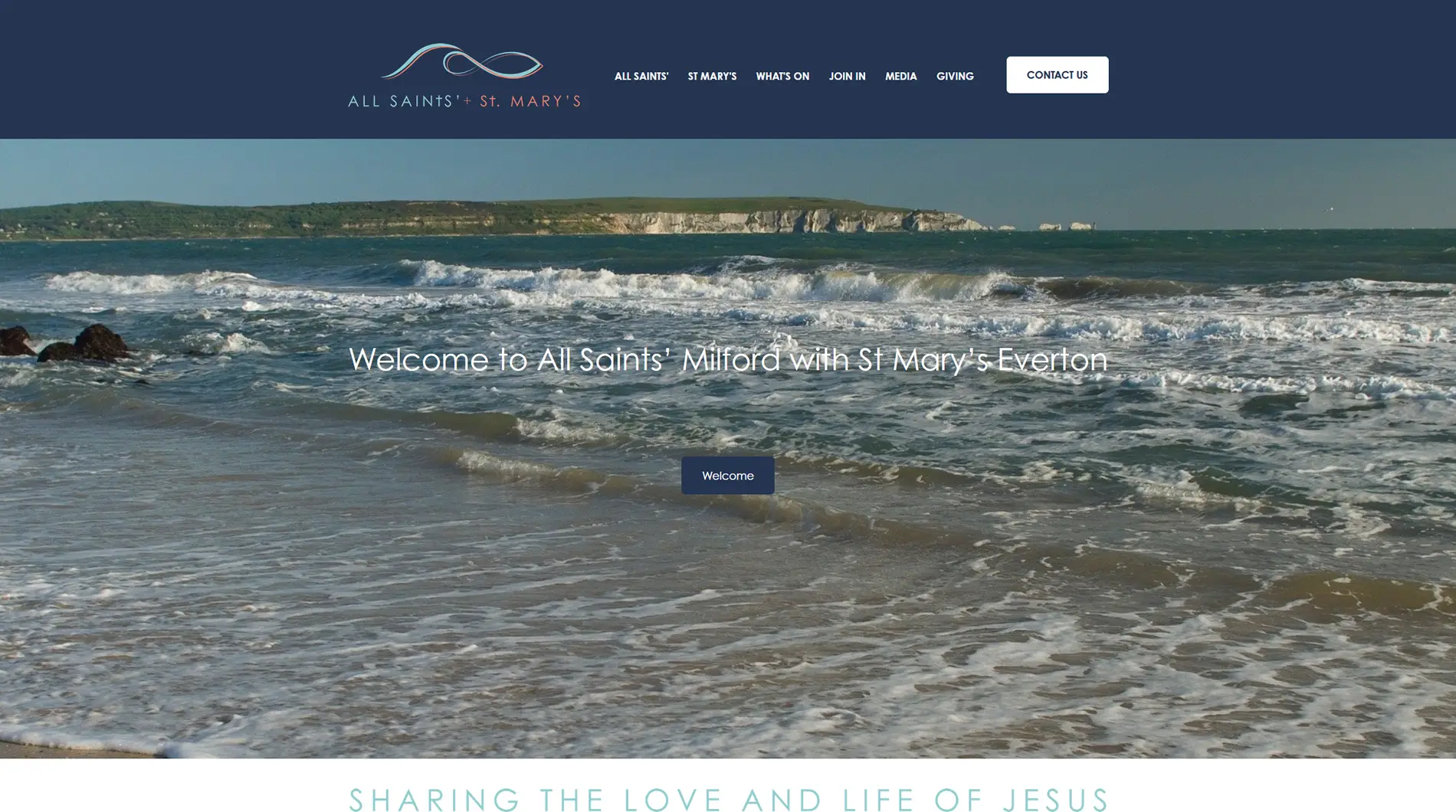 preWeb Design - All Saints' Milford website